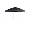 Flash Furniture Harris 10'x10' Black Outdoor Pop Up Event Slanted Leg Canopy Tent w/ Carry Bag, Model# JJ-GZ1010-BK-GG