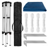 Flash Furniture Harris 8'x8' Blue Outdoor Pop Up Event Slanted Leg Canopy Tent w/ Carry Bag, Model# JJ-GZ88-BL-GG