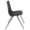 Flash Furniture Mickey Advantage Black Student Stack School Chair 14-inch, Model# ADV-SSC-14BLK