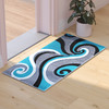 Flash Furniture Athos Collection 2' x 3' Turquoise Abstract Area Rug, Model# KP-RG952-23-TQ-GG