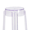 Flash Furniture Laney 29.75'' High Transparent Barstool, Model# FH-118-APC2-GG