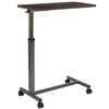 Flash Furniture Fenwick Adjustable Overbed Table w/ Wheels for Home & Hospital, Model# NAN-LT-28-D-OAK-GG