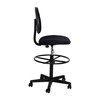 Flash Furniture Bruce Black Fabric Drafting Chair (Cylinders: 22.5''-27''H or 26''-30.5''H), Model# BT-659-BLACK-GG