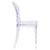 Flash Furniture Cheryl Ghost Side Chair in Transparent Crystal, Model# FH-111-APC-CLR-GG