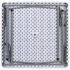 Flash Furniture Kathryn 2.81-Foot Square Granite White Plastic Folding Table, Model# RB-3434-GG