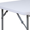 Flash Furniture Kathryn 2.81-Foot Square Granite White Plastic Folding Table, Model# RB-3434-GG