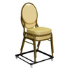 Flash Furniture HERCULES Series Steel Stack Chair & Church Chair Dolly, Model# FD-BAN-CH-DOLLY-GG