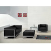 Flash Furniture HERCULES Imagination Series Black LeatherSoft Loveseat, Chair & Ottoman Set, Model# ZB-IMAG-SET11-GG