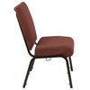 Flash Furniture Advantage 20.5 in. Cinnamon Molded Foam Church Chair, Model# PCCF-107