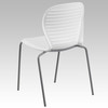 Flash Furniture HERCULES Series 551 lb. Capacity White Stack Chair, Model# RUT-3-WH-GG