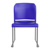 Flash Furniture HERCULES Series 880 lb. Capacity Blue Full Back Contoured Stack Chair w/ Gray Powder Coated Sled Base, Model# RUT-238A-BL-GG