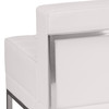 Flash Furniture HERCULES Imagination Series Contemporary Melrose White LeatherSoft Middle Chair, Model# ZB-IMAG-MIDDLE-WH-GG