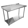 VacMaster 24" x 48" Work Table with 2" Backsplash, Model# VST342BS