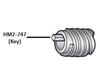 Hobart Worm Key Transmission Gear Unit For A120 & A200 Mixer (Made In The USA), Model# hm2-747