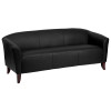 Flash Furniture HERCULES Imperial Series Brown Leather Sofa Model 111-3-BK-GG