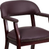 Flash Furniture Burgundy Vinyl Luxurious Conference Chair Model B-Z105-LF19-LEA-GG 5