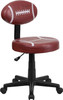 Flash Furniture Football Task Chair with Arms Model BT-6181-FOOT-GG