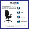 Flash Furniture High Back Burgundy Fabric Multi-Functional Ergonomic Task Chair with Arms Model BT-6191H-BK-GG 3