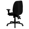 Flash Furniture High Back Burgundy Fabric Multi-Functional Ergonomic Task Chair with Arms Model BT-6191H-BK-GG 6