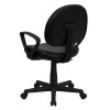 Flash Furniture Mid-Back Black Leather Multi-Functional Ergonomic Task Chair Model BT-688-BK-A-GG 6