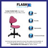 Flash Furniture Pittsburg State University Gorillas Embroidered Black Mesh Task Chair with Arms and Chrome Base Model BT-699-PINK-GG 3