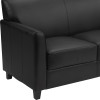 Flash Furniture HERCULES Diplomat Series Brown Leather Love Seat Model BT-827-2-BK-GG 5