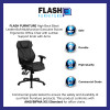 Flash Furniture High Back Black Leather Executive Reclining Office Chair Model BT-9835H-GG 3