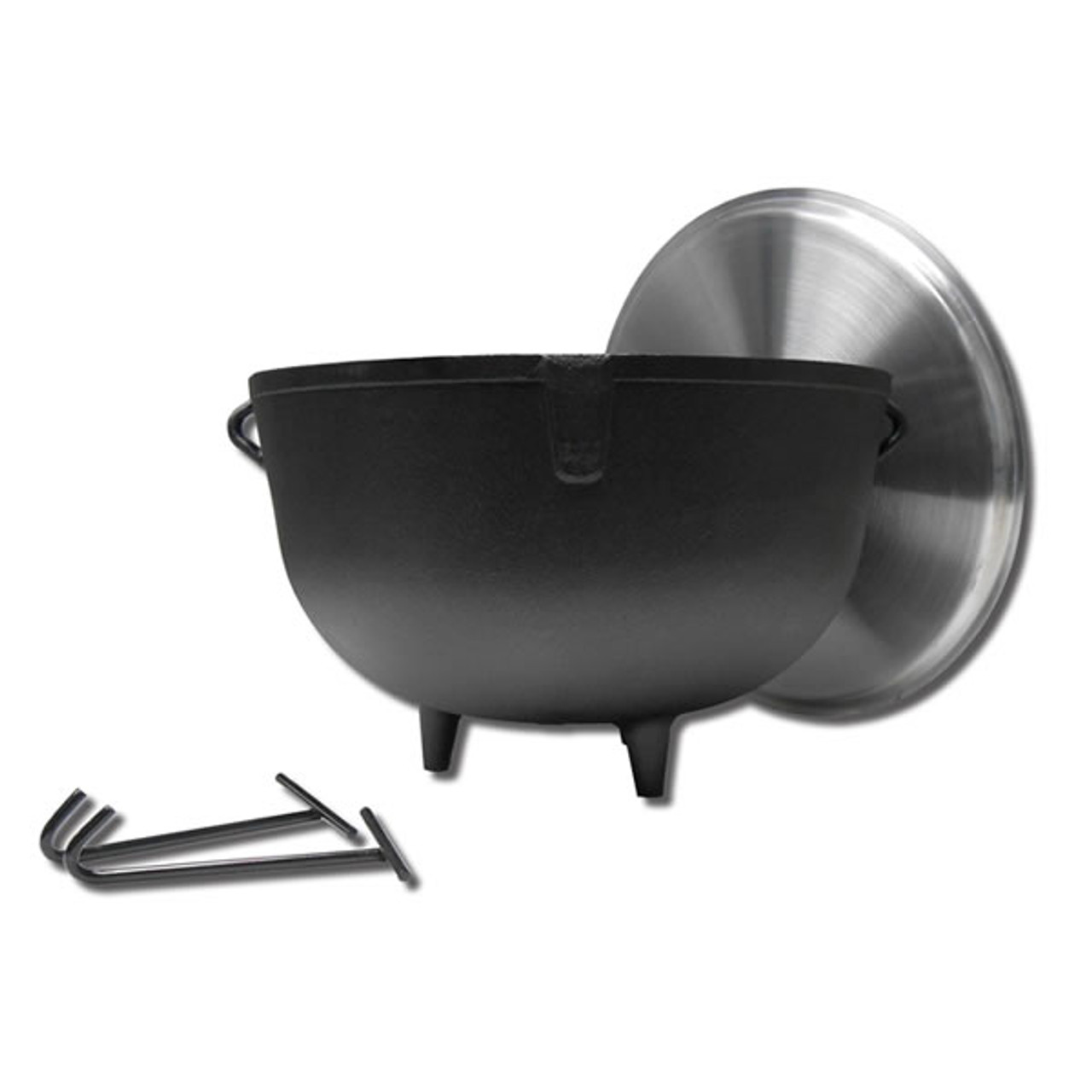 King Kooker 10-Gallon Jambalaya Cast Iron Pot and Outdoor Cooker