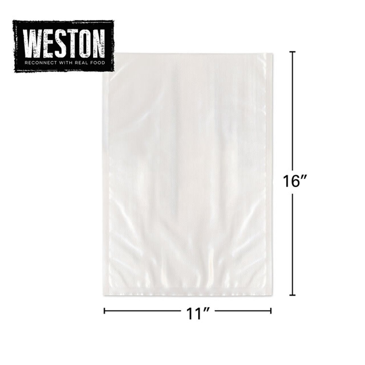 Weston Vacuum Sealer Bag, 11 inch x 16 inch, Gallon, 30-0102-K