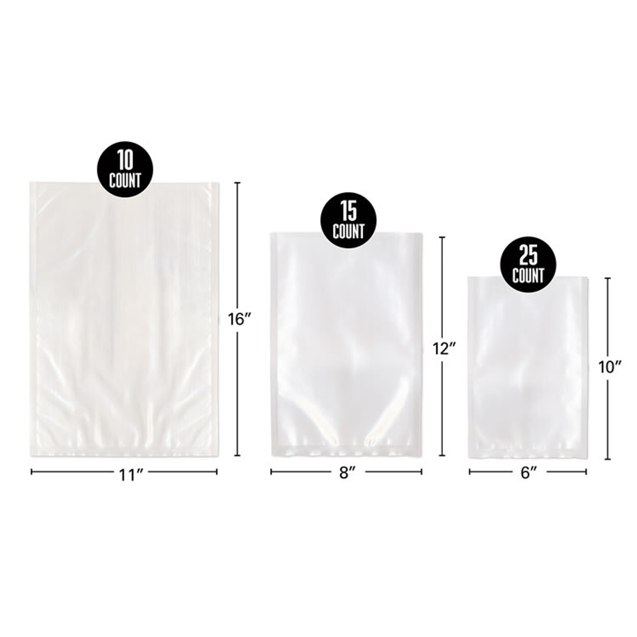 Weston 30-0008-W Vacuum Sealer Bags, 8 x 50' 