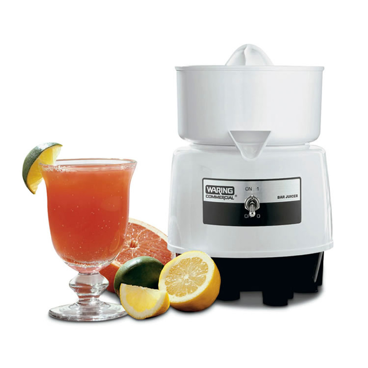 Waring Commercial Heavy-Duty, Hi-Power Citrus Juicer with Splashguard