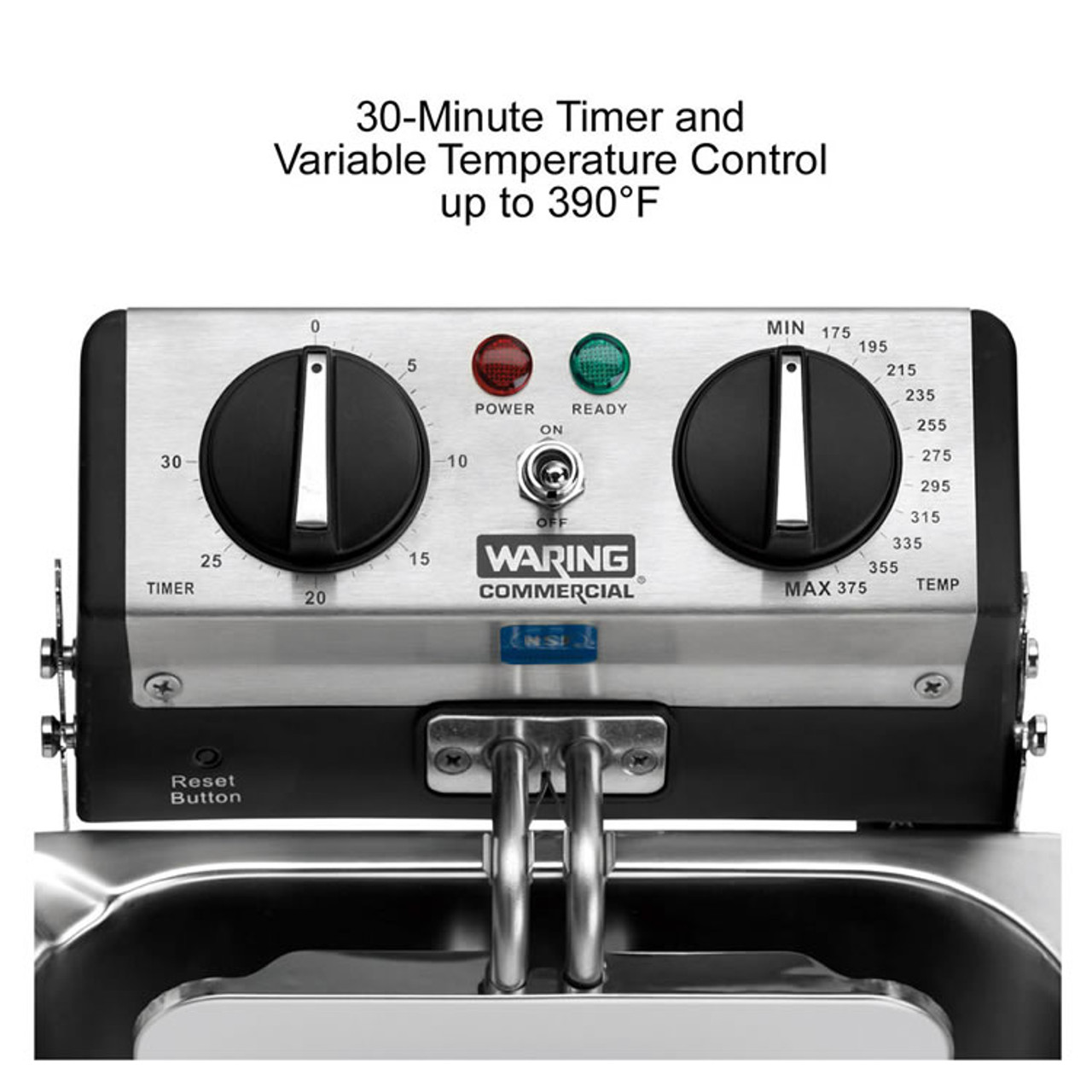 Waring WDF75RC 8.5 lb Countertop Deep Fryer