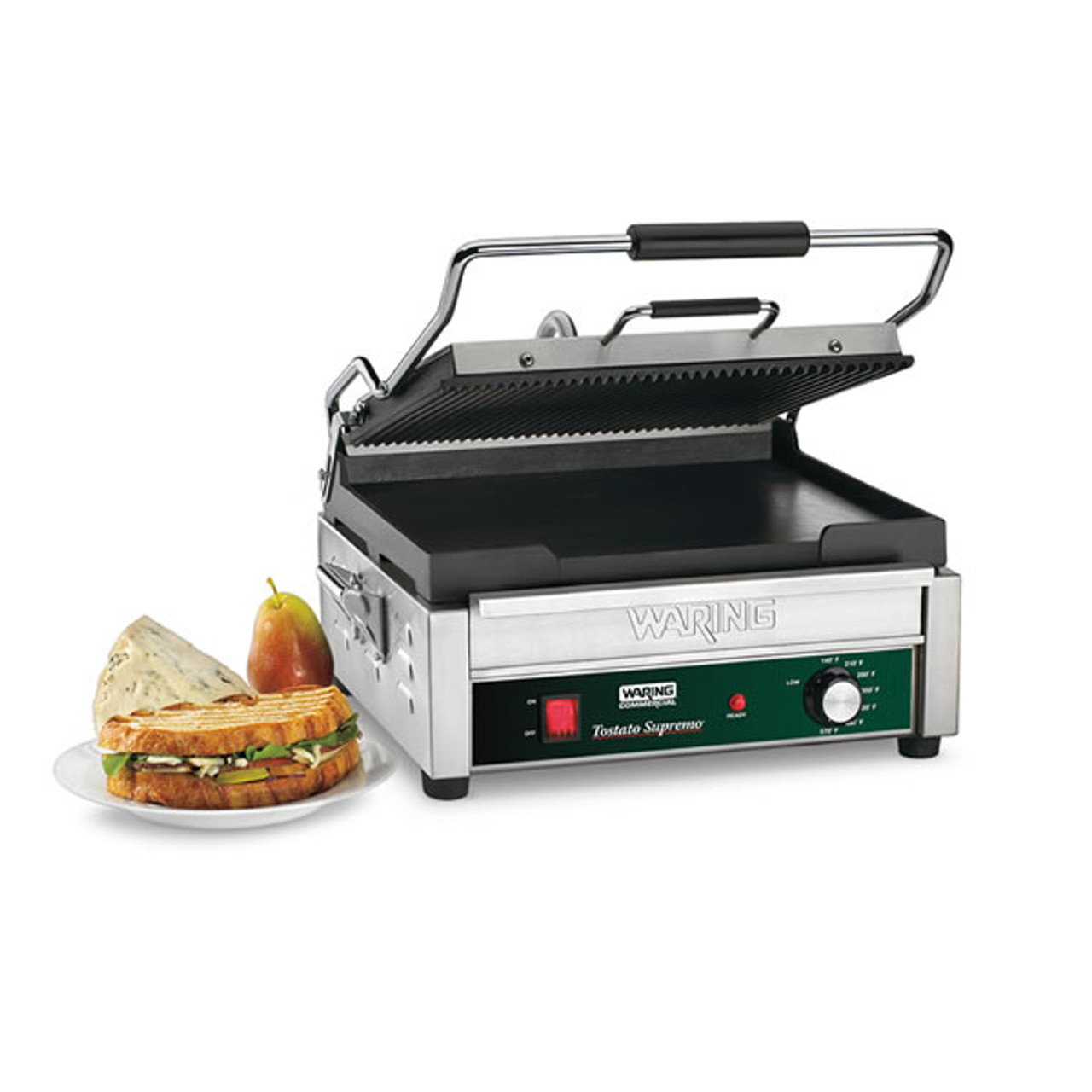 Waring Commercial WPG150 Compact Italian-Style Panini Grill, 120-volt - 1