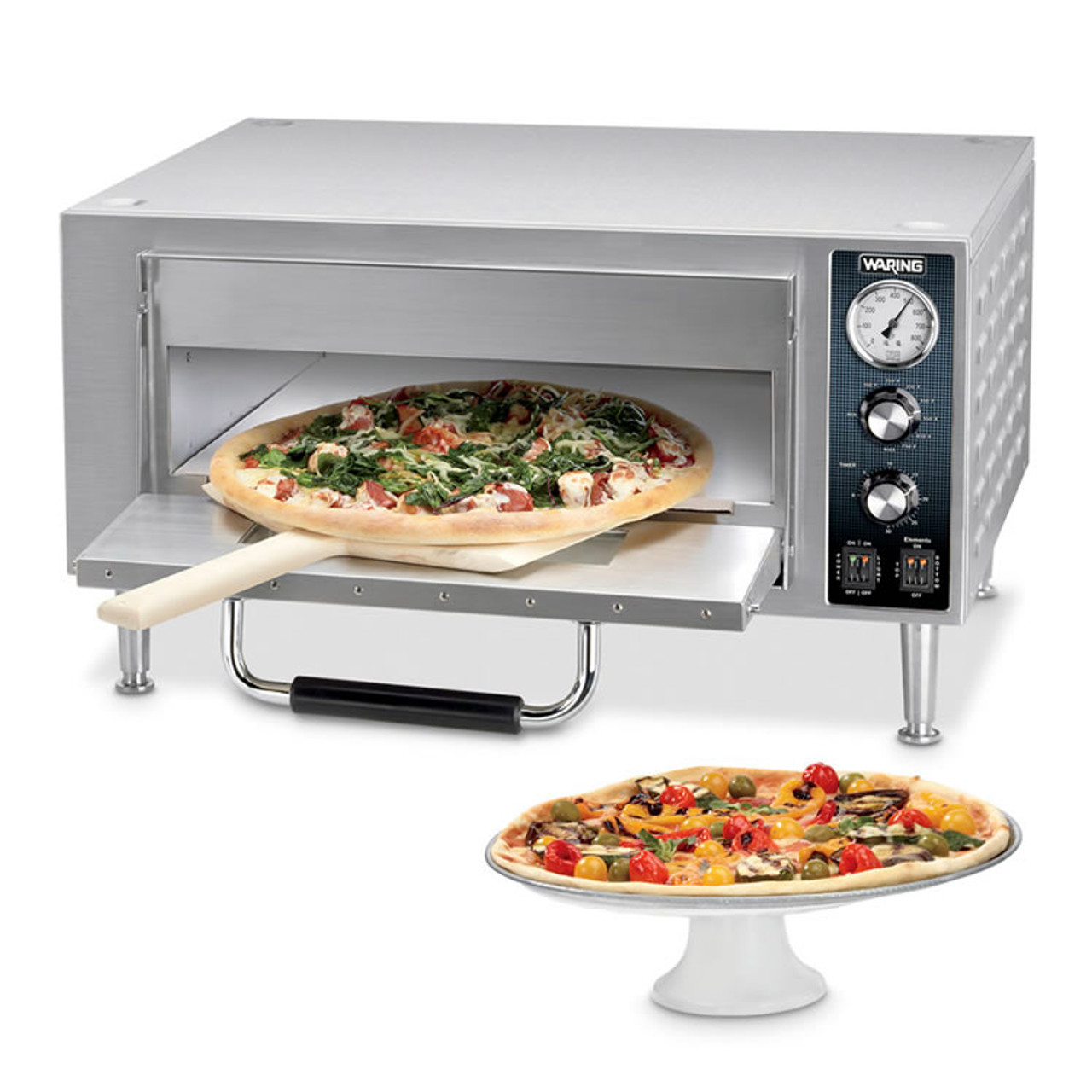 Waring Commercial Double-Deck Pizza Oven - Dual Chamber