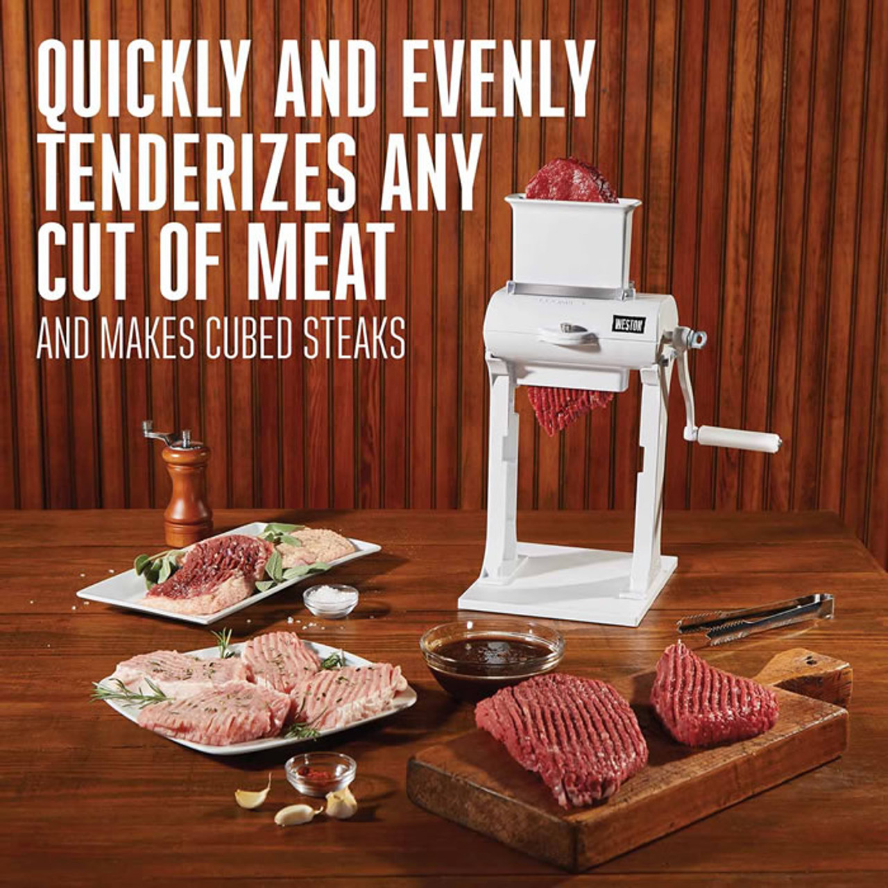 Meat Grinder with Tabletop Clamp & 2 Cutting Disks, Cast Iron Heavy Duty  Sausage Maker and Manual Meat Mincer - Make Homemade Burger Patties, Ground
