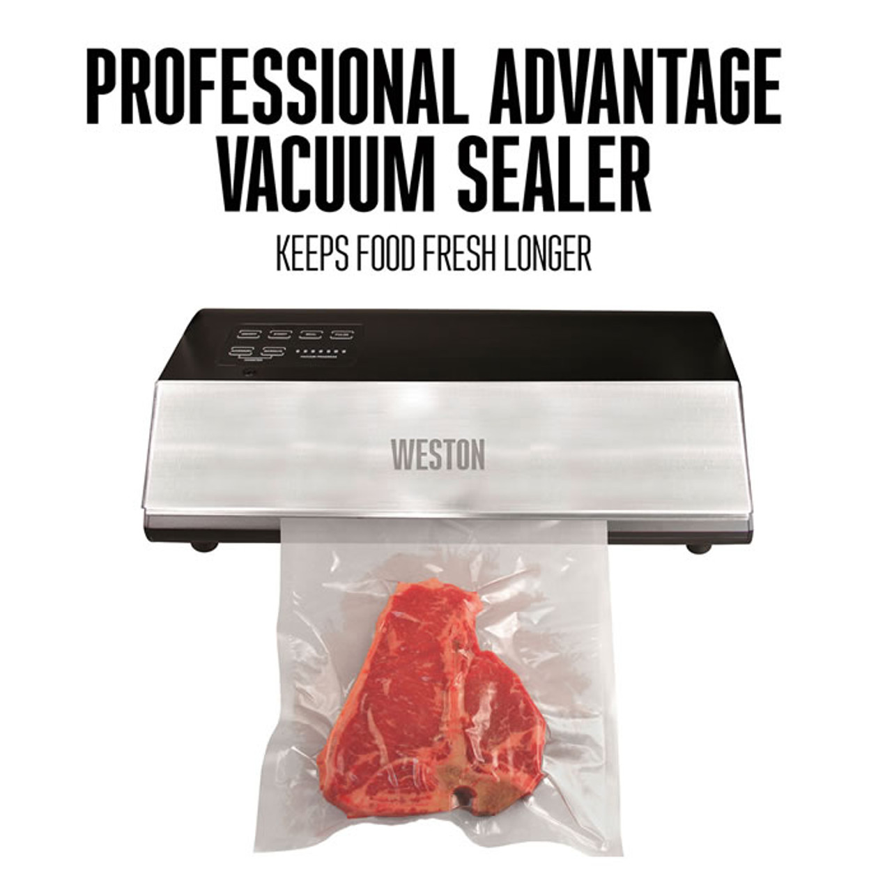 Weston PRO-3000: Stainless Steel Vacuum Sealer