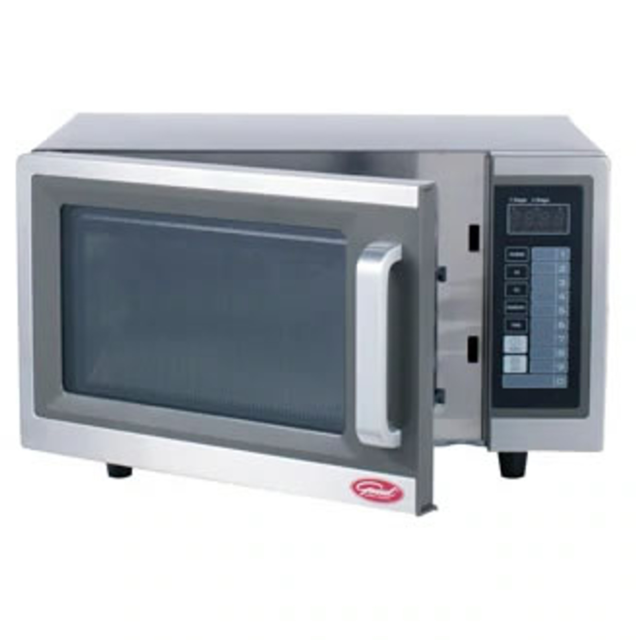 Sharp R-21LCFS 1000w Stainless Dial Microwave Oven 