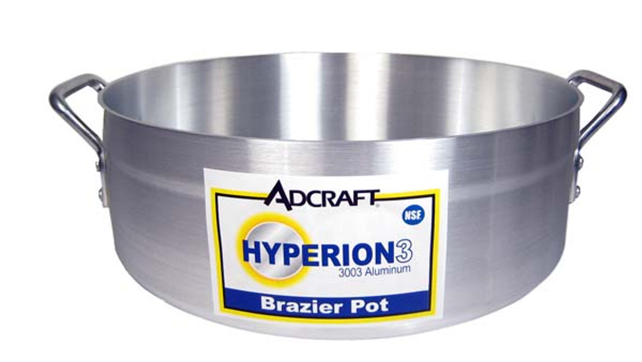 Brazier Pot with Cover 30 qt. Braizer
