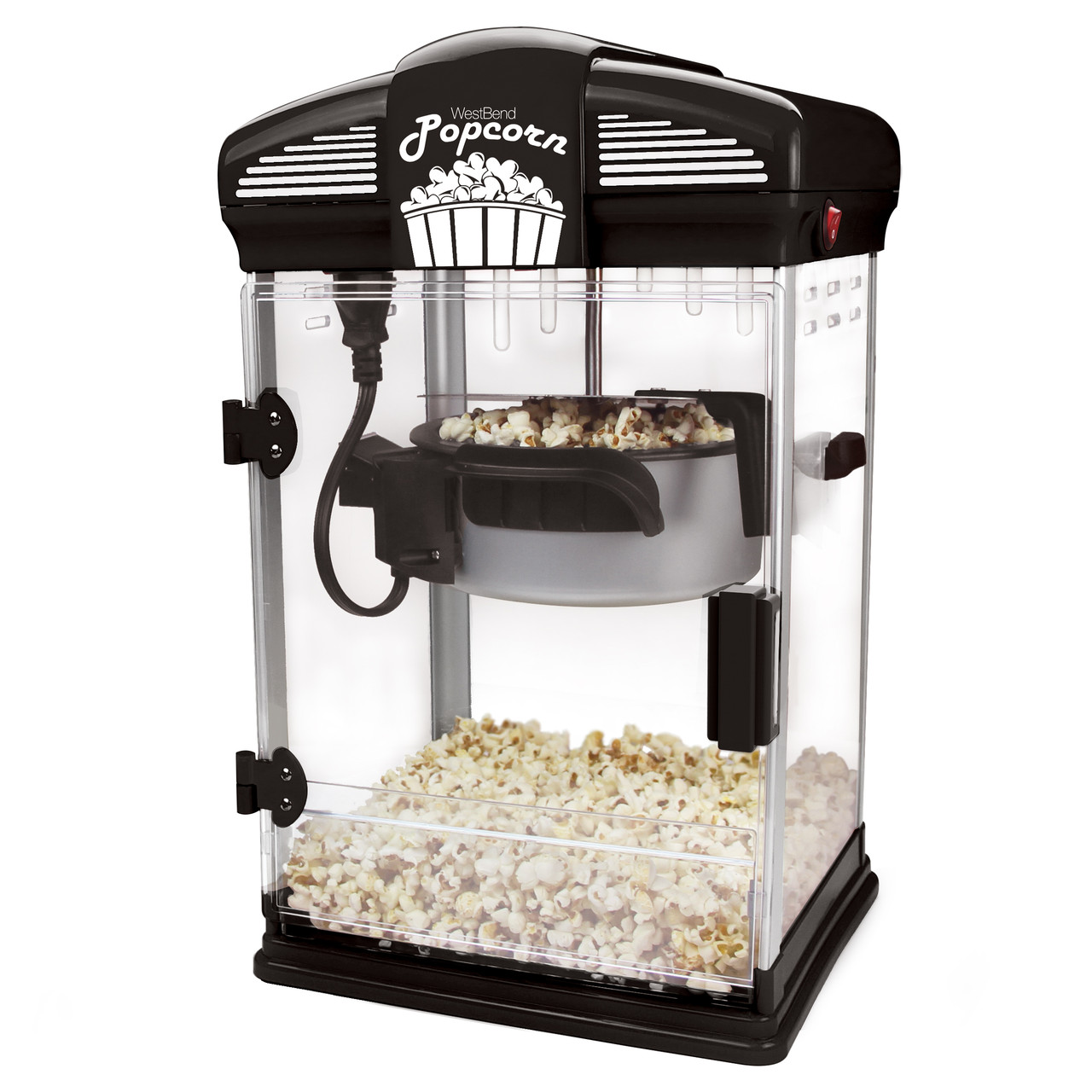 Stir Crazy Popcorn Popper with Large Lid for Serving Bowl - Stir Crazy  Popcorn Poppers
