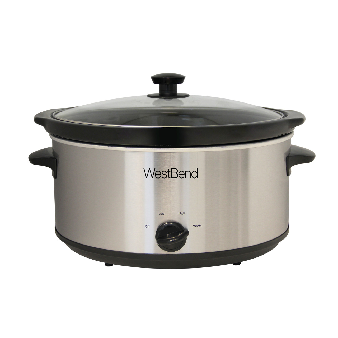 West Bend 87966 Versatility Slow Cooker, 6-Quart, Silver