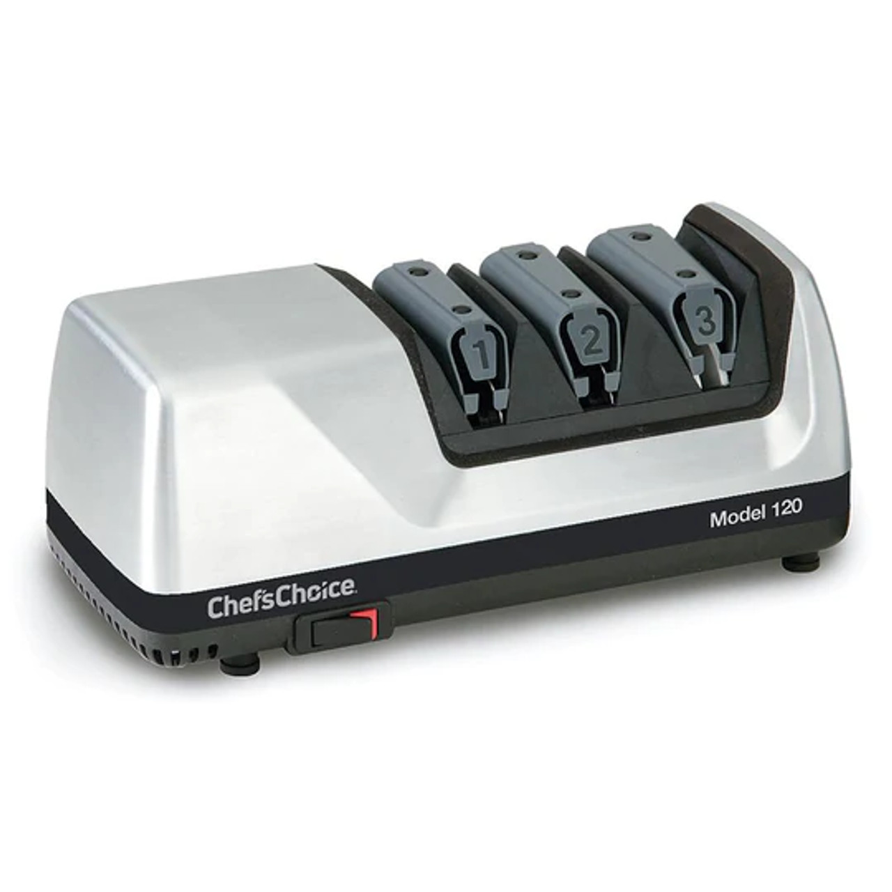 The 130 professional EdgeSelect electric knife sharpener is the ideal  solution for improved cutting performance on 20-degree class knives. Using  100 percent diamonds, the hardest natural substance on earth, our patented  abrasives