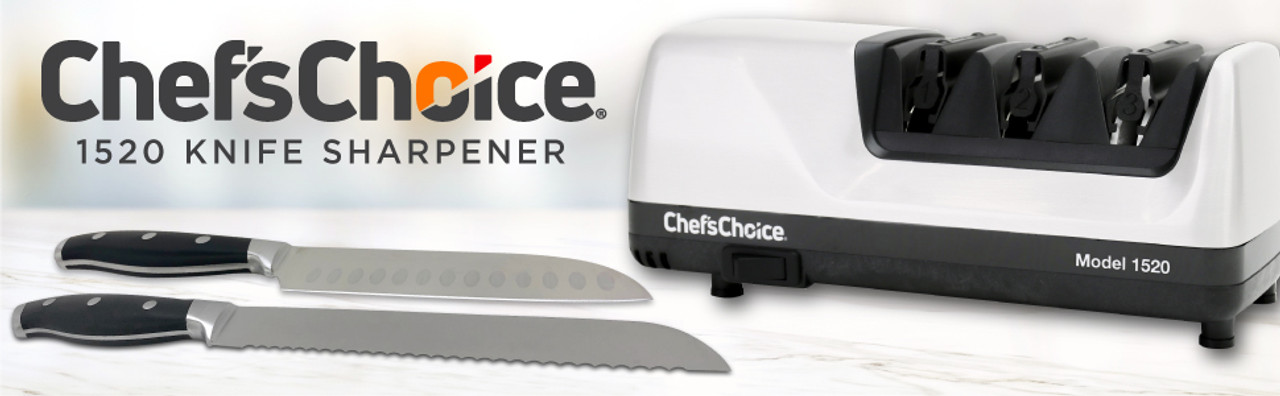 ChefsChoice Model 323 Commercial Electric Knife Sharpener, 2-Stage  20-Degree Dizor, in Gray (0323000)