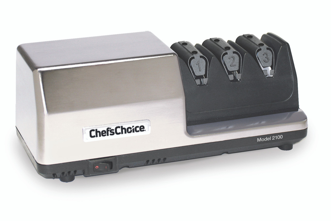 Chefs Choice 15XV Electric Sharpener 3 Stage 15 Deg Trizor Platinum, Model#  0101500