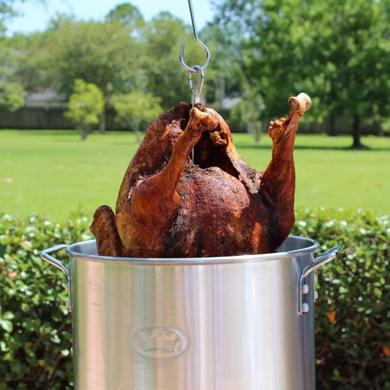 Backyard Pro All Stainless Steel 30 Quart Turkey Fryer Kit / Steamer Kit