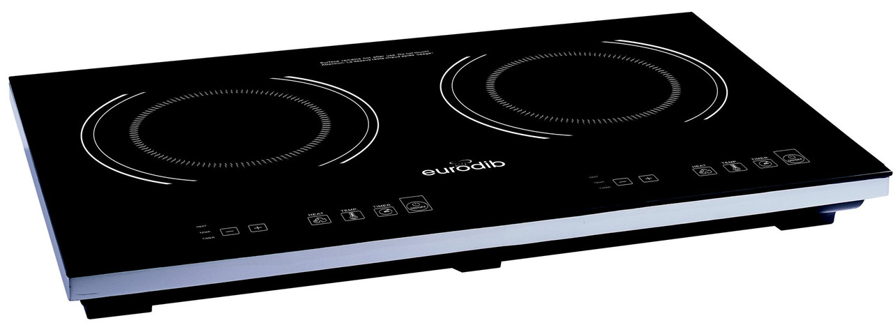 Eurodib 1800 Watt Double Induction Cooker, Model# S2F2