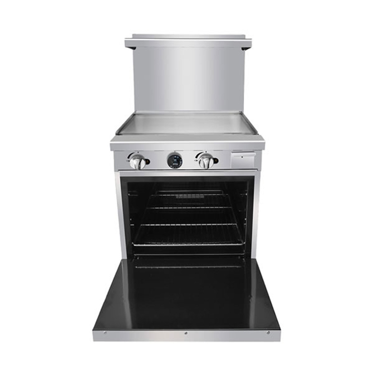 Atosa CookRite AGR-2B24GR, 36-Inch 2 Burner Heavy Duty Gas Range