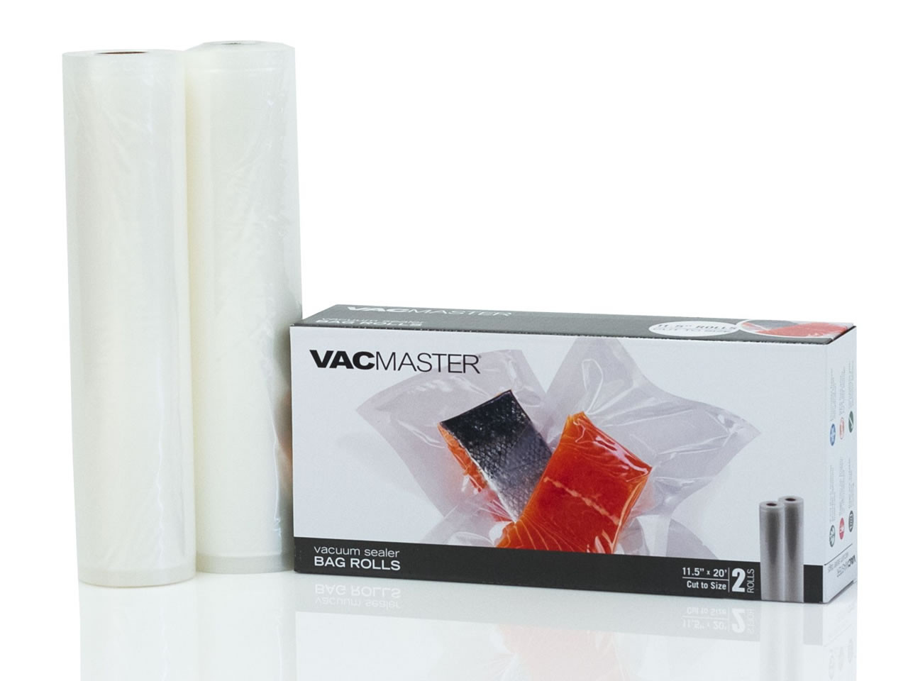 VacMaster Food Saver Style Bags 11.5 x 20' - 2-Rolls - Butcher