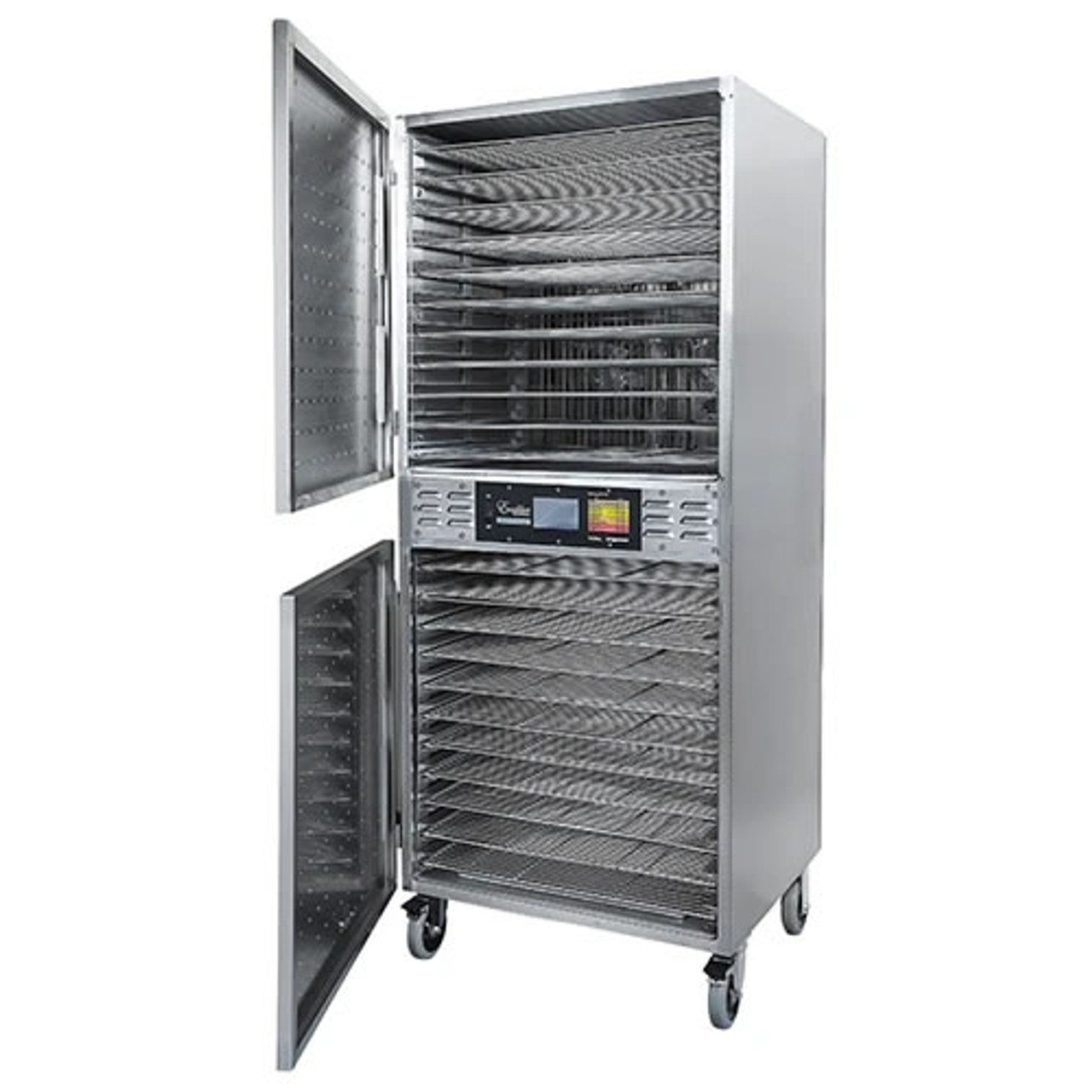 Excalibur 10 Tray Commercial Food Dehydrator with Two 99-Hour Timers,  Stainless Steel