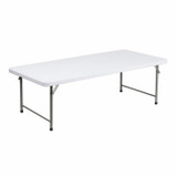 Flash Kids Rectangular Plastic Folding Tables