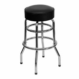 Flash Backless Metal Restaurant Swivel Barstools